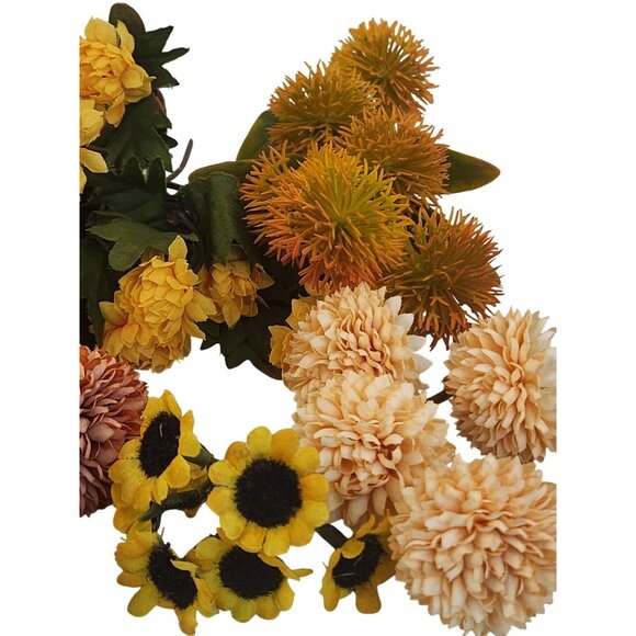 Autumn Floral Arrangement Supplies Mix Mums Fall Leaves Berries Wreath Craft Déc - Picture 13 of 16